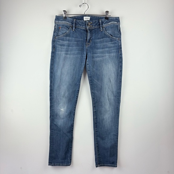Hudson Jeans Denim - Hudson Women's Midrise Straight Leg Stretch Blue Jeans Pants 29 size 8 EUC